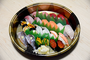 「お高めなお寿司」の写真素材