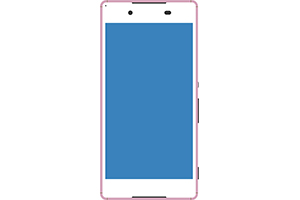 Android系のピンクなスマートフォン